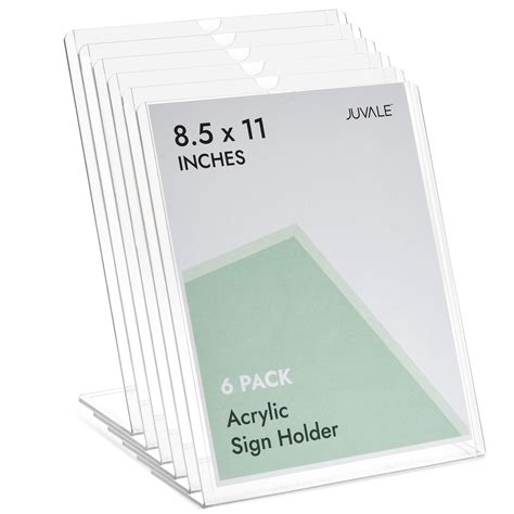 clear plastic holders for flyers.